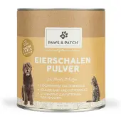 PAWS & PATCH eggeskallpulver - Sparepakke: 2 x 500 g