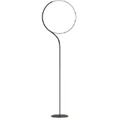 Kdln LED-gulvlampe Poise, svart, høyde 196 cm, dimmer