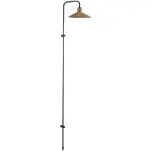 Bover vegglampe Platet A/05, svart/messingfarget, 142 cm