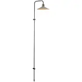 Bover vegglampe Platet A/05, svart/olivengrå, 142 cm, E14