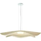 Bover LED-hengelampe Mediterrània S/105.2, hvit/kremfarget