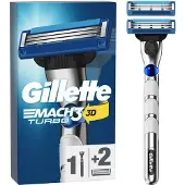 Gillette Rakhyvel Mach3 Turbo 2st rakblad
