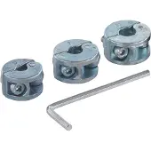 Wolfcraft dybdebegrensere komplett 3 stk 6/8/10 mm