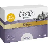 Smilla Deluxe Mousse 24 x 85 g - med kylling