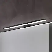 EBIR Pandora LED-speilbelysning, matt svart, 45,8 cm