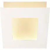 Mantra-Iluminacion LED-vegglampe Dalia, hvit, 22 x 22 cm, aluminium