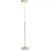 Mantra-Iluminacion LED-gulvlampe Noa II, berøringsdimmer, stål, hvit