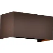 Mantra-Iluminacion Utendørs vegglampe Davos dobbel, cprtem, dimbar, aluminium