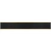 Mantra-Iluminacion Nelson LED-vegglampe, bredde 50,5 cm, svart, CCT, opp/ned