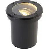 QAZQA Smart utejordspot svart justerbar inkl. Wifi GU10 - Delux