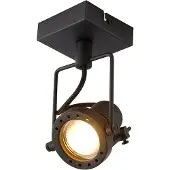 QAZQA Smart spotlight svart inkl. Wifi GU10 - Suplux