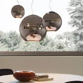 Fontana Arte Designer-pendellampe Globo di Luce - 20 cm
