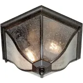 ELSTEAD Bronsefarvet ute-taklampe New England
