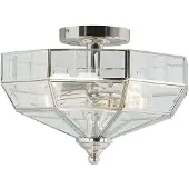 ELSTEAD Taklampe Old Park, polert nikkel