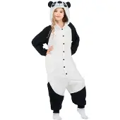 MOM Barnepanda Kigurumi Bjørn Med Hette Og Hale Kostyme