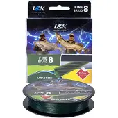 L&k Fine 8 150 M Flettet Fiskesnøre