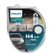 Philips X-tremeVision Plus - H4 - 60/55W - 12V - 2 stk.