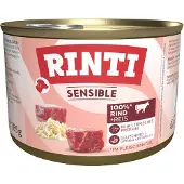 Rinti Sensible 6 x 185 g - Storfekjøtt & Ris