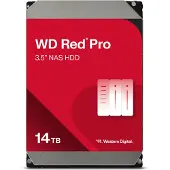 Western Digital WD Red Pro WD142KFGX - Harddisk - 14 TB - intern - 3.5 - SATA 6Gb/s - 7200 rpm - buffer: 512 MB