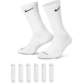 Nike Everyday Plus Cushion Crew 6 Pack Socks hvit