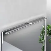 MCJ LED-speilbelysning Triga IP44, krom, 80 cm, 4 000 K