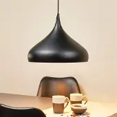 Aluminor Svart pendellampe Norma