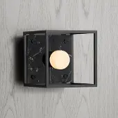 Buster + Punch Caged Wall small marmor svart