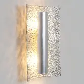 Holländer Utopistico vegglampe i sølv og krom