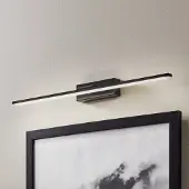 MCJ LED-vegglampe Miroir 60 cm svart 4000K