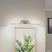 MCJ LED-vegglampe Miroir 40 cm, aluminium, 4000 K
