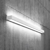 MCJ Mera LED-vegglampe, bredde 120 cm, hvit, 4000K