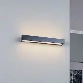 MCJ Mera LED-vegglampe, bredde 40 cm, svart, 4000K