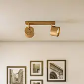 Argon Downlight Chloe justerbar med 2 lyskilder, gull