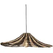 Good&Mojo hengelampe Cuzco, natur/svart, Ø 65 cm, jute