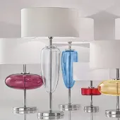 AILATI Bordlampe Show Ogiva 82 cm glasselement klar