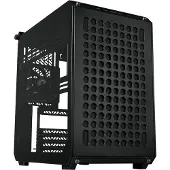 Cooler Master Qube 500 FLATPACK - Black & White Edition - mid tower - utvidet ATX (E-ATX) - sidepanel med vindu (herdet glass) - ingen strømforsyni...