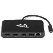 OWC Thunderbolt 3 mini Dock - Dokkingstasjon - Thunderbolt 3 - 2 x HDMI - 1GbE