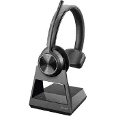 Polycom Poly Savi 7310 Office - Savi 7300 series - hodesett - on-ear - DECT - trådløs - svart