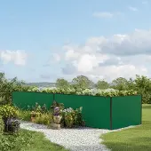 GFP 387x150x77 cm plantekasse, grønn