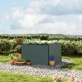 GFP 119x119x77 cm plantekasse, antrasitt