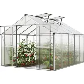 GFP 256x317 cm drivhus, 6 mm polykarbonatplater