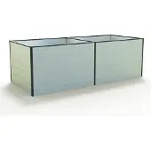 GFP 235x77x77 cm plantekasse, eloksert