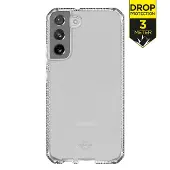 Itskins Spectrum Clear - Baksidedeksel for mobiltelefon - antimikrobielt - polymer, termoplast-polyuretan (TPU), Impacthane - gjennomsiktig - for Samsung Galaxy S22+