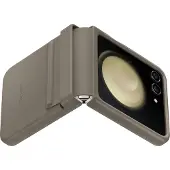 Samsung Galaxy Z Flip5 Flap Eco-Leather Case Etoupe