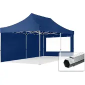 TOOLPORT 3x6 m aluminium, pop up partytelt, 2 sidepaneler, mørkeblå