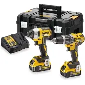 DeWalt Dck266p2t Dcd796+dcf887 2x5 0ah 18v Elektrisk Verktøysett