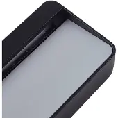LUCANDE utendørs LED-vegglampe, Tiburia, svart, aluminium