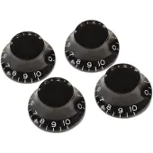 Gibson Top Hat-knotter for Elektrisk Gitar 4-Pakk i Svart