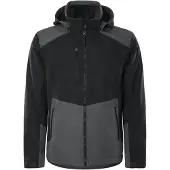 Fristads Softshelljakke fôret 4060 CFJ Svart/grå M