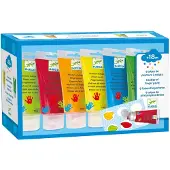 Djeco Fingermaling - 6 stk. - Flerfarget - - OneSize - Maling